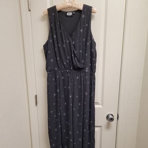Star Wars Black Print Jumpsuit